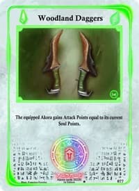 Woodland Daggers - Spellbound Wings [1st Edition] - Akora TCG card