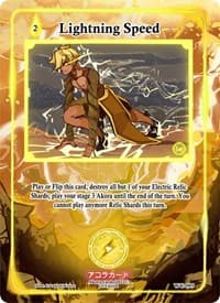 Lightning Speed - Warped Crusaders [1st Edition] - Akora TCG card
