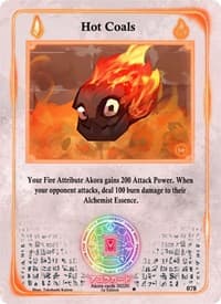 Hot Coals - Spellbound Wings [1st Edition] - Akora TCG card