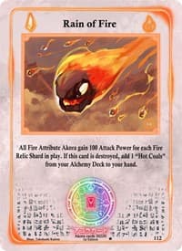 Rain of Fire - Spellbound Wings [1st Edition] - Akora TCG card