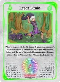 Leech Drain - Spellbound Wings [1st Edition] - Akora TCG card