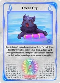 Ocean Cry - Spellbound Wings [1st Edition] - Akora TCG card