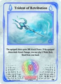 Trident of Retribution - Spellbound Wings [1st Edition] - Akora TCG card