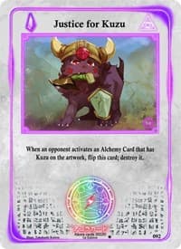 Justice for Kuzu - Spellbound Wings [1st Edition] - Akora TCG card