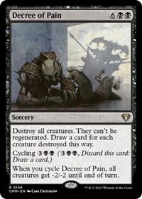 Decree of Pain - Commander Masters - Magic: The Gathering card