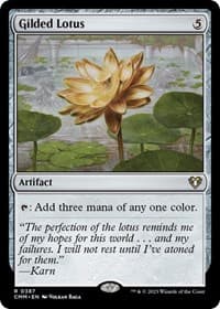 Gilded Lotus - Commander Masters - Magic: The Gathering card