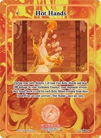 Hot Hands (Holo) - Grordhelm Uprising [1st Edition] - Akora TCG card