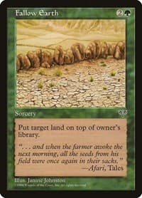 Fallow Earth - Mirage - Magic: The Gathering card