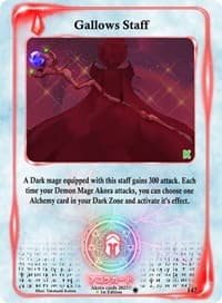 Gallows Staff - Spellbound Wings [Kickstarter Edition] - Akora TCG card