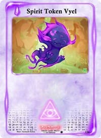 Spirit Token Vyel - Spellbound Wings [Kickstarter Edition] - Akora TCG card