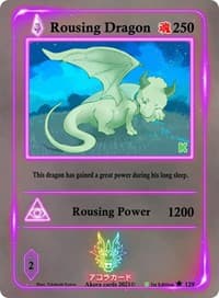 Rousing Dragon - Spellbound Wings [Kickstarter Edition] - Akora TCG card