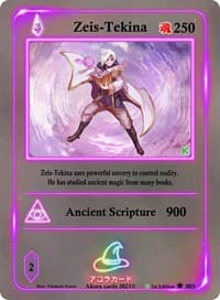 Zeis-Tekina - Spellbound Wings [Kickstarter Edition] - Akora TCG card