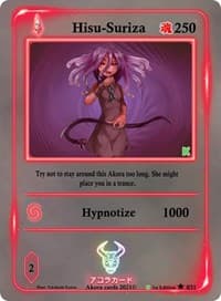 Hisu-Suriza - Spellbound Wings [Kickstarter Edition] - Akora TCG card