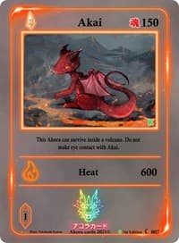 Akai - Spellbound Wings [Kickstarter Edition] - Akora TCG card