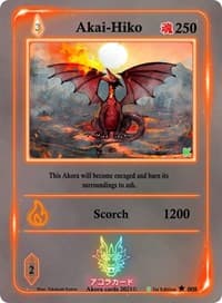 Akai-Hiko - Spellbound Wings [Kickstarter Edition] - Akora TCG card