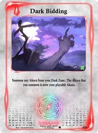 Dark Bidding - Spellbound Wings [Kickstarter Edition] - Akora TCG card