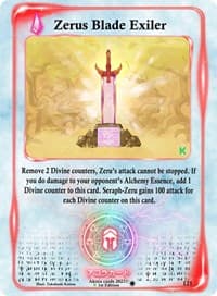 Zerus Blade Exiler - Spellbound Wings [Kickstarter Edition] - Akora TCG card