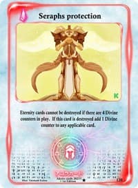 Seraphs Protection - Spellbound Wings [Kickstarter Edition] - Akora TCG card