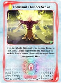 Thousand Thunder Senko - Spellbound Wings [Kickstarter Edition] - Akora TCG card
