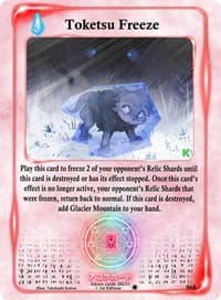 Toketsu Freeze - Spellbound Wings [Kickstarter Edition] - Akora TCG card