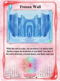 Frozen Wall - Spellbound Wings [Kickstarter Edition] - Akora TCG card