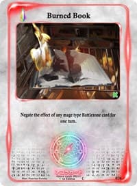 Burned Book - Spellbound Wings [Kickstarter Edition] - Akora TCG card