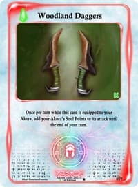 Woodland Daggers - Spellbound Wings [Kickstarter Edition] - Akora TCG card