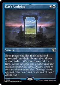 Day's Undoing (Foil Etched) - Commander Masters - Magic: The Gathering card