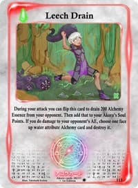 Leech Drain - Spellbound Wings [Kickstarter Edition] - Akora TCG card
