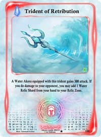 Trident of Retribution - Spellbound Wings [Kickstarter Edition] - Akora TCG card