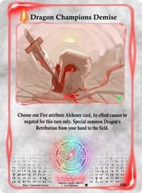 Dragon Champion's Demise - Spellbound Wings [Kickstarter Edition] - Akora TCG card