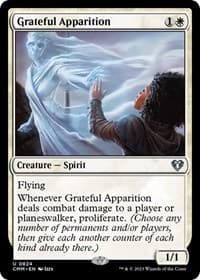 Grateful Apparition - Commander Masters - Magic: The Gathering card