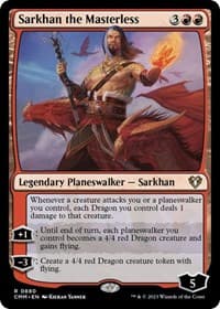 Sarkhan the Masterless - Commander Masters - Magic: The Gathering card