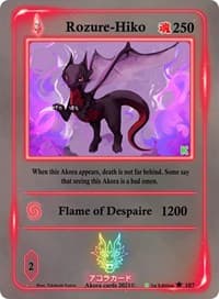 Rozure-Hiko - Spellbound Wings [Kickstarter Edition] - Akora TCG card