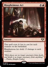 Blasphemous Act - Commander Masters - Magic: The Gathering card