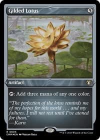 Gilded Lotus (Foil Etched) - Commander Masters - Magic: The Gathering card