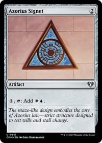 Azorius Signet - Commander Masters - Magic: The Gathering card