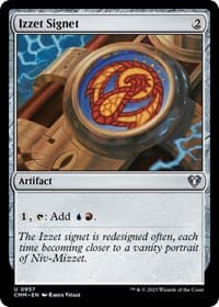 Izzet Signet - Commander Masters - Magic: The Gathering card