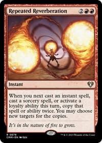 Repeated Reverberation - Commander Masters - Magic: The Gathering card