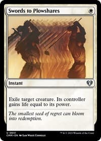 Swords to Plowshares - Commander Masters - Magic: The Gathering card