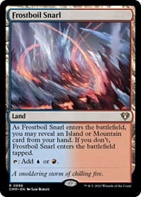 Frostboil Snarl - Commander Masters - Magic: The Gathering card