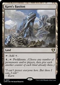 Karn's Bastion - Commander Masters - Magic: The Gathering card