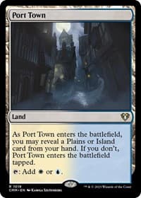 Port Town - Commander Masters - Magic: The Gathering card