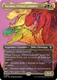 Zacama, Primal Calamity (Borderless) - Commander Masters - Magic: The Gathering card