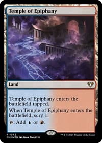 Temple of Epiphany - Commander Masters - Magic: The Gathering card