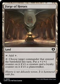 Forge of Heroes - Commander Masters - Magic: The Gathering card
