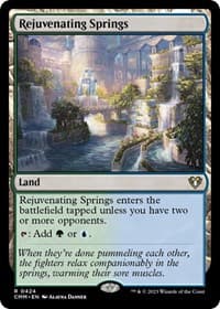 Rejuvenating Springs - Commander Masters - Magic: The Gathering card