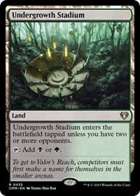 Undergrowth Stadium - Commander Masters - Magic: The Gathering card