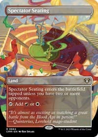 Spectator Seating (Borderless) - Commander Masters - Magic: The Gathering card