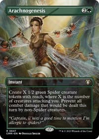 Arachnogenesis (Borderless) - Commander Masters - Magic: The Gathering card